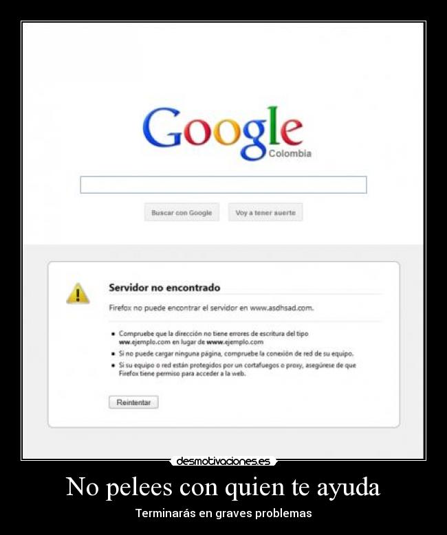 carteles ayuda san google desmotivaciones