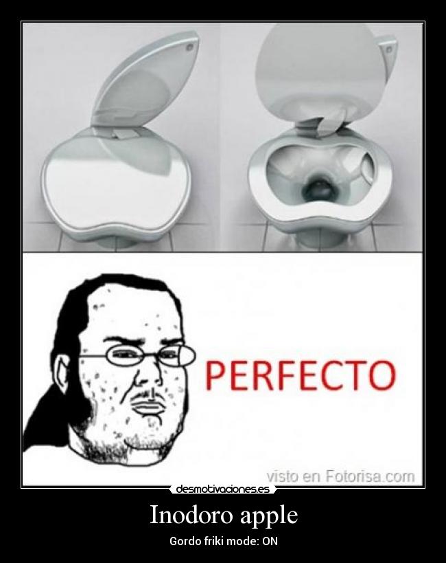 Inodoro apple - Gordo friki mode: ON