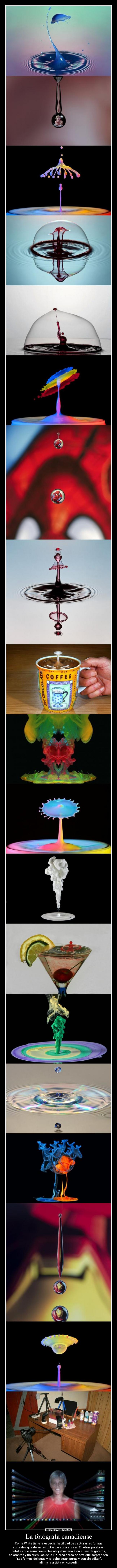 La fotógrafa canadiense -