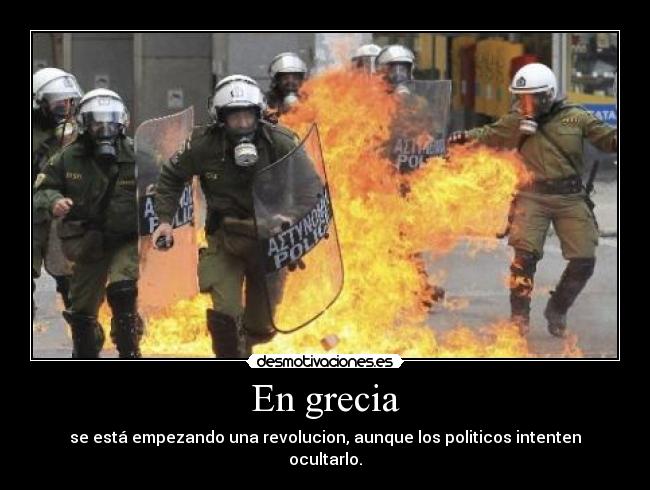 En grecia -