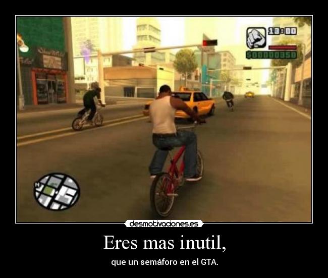 carteles gta desmotivaciones