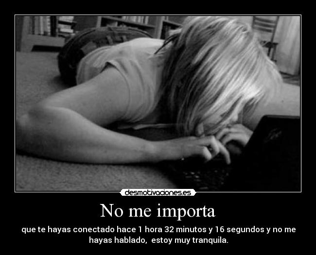 No me importa - 