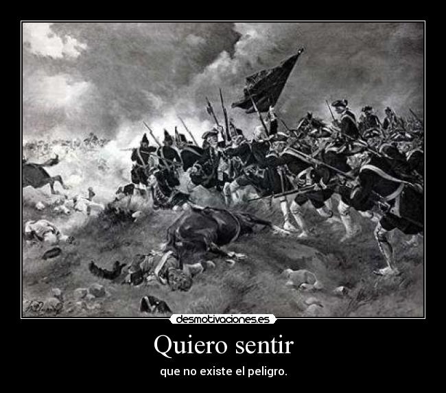 Quiero sentir -