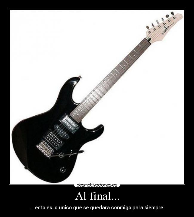Al final... -