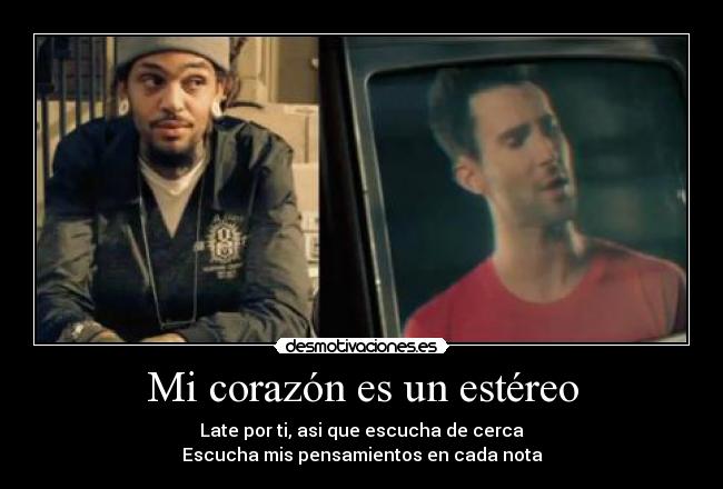 carteles corazon stereo hearts desmotivaciones