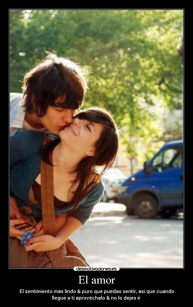 El amor - El sentimiento más lindo & puro que puedas sentir, asi que cuando
llegue a ti aprovéchalo & no lo dejes ir ♥