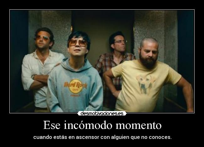 Ese incómodo momento -