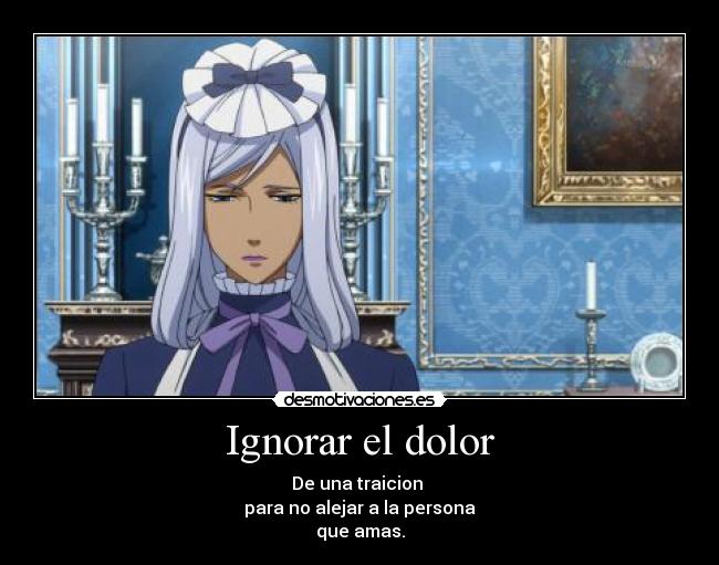 Ignorar el dolor -
