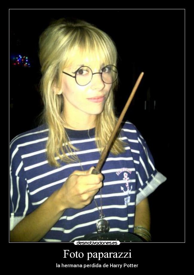Foto paparazzi - la hermana perdida de Harry Potter