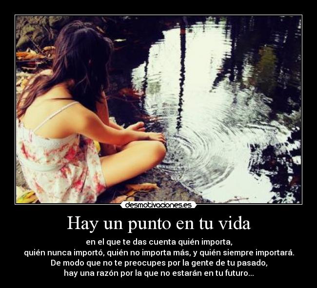 Hay un punto en tu vida -