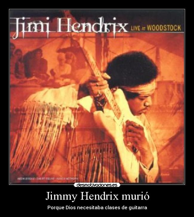 Jimmy Hendrix murió - 