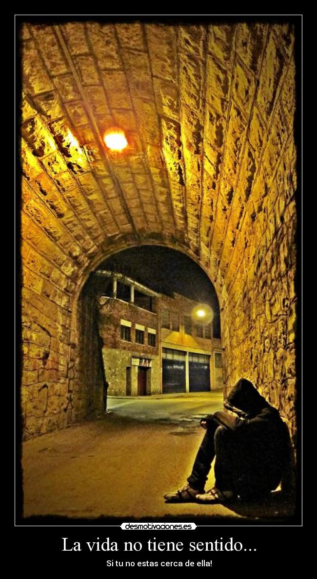 La vida no tiene sentido... - 