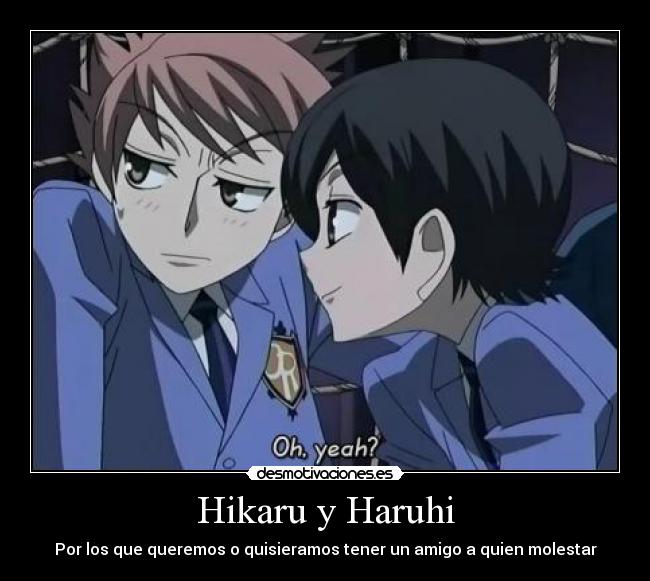 Hikaru y Haruhi -