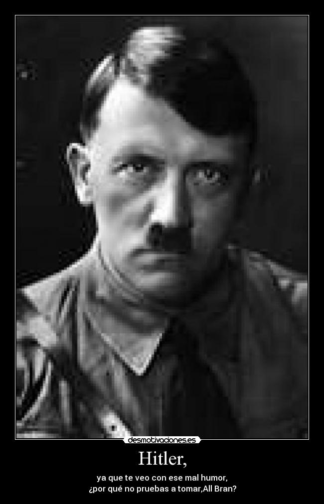 carteles hitler all bran mal humorxd desmotivaciones