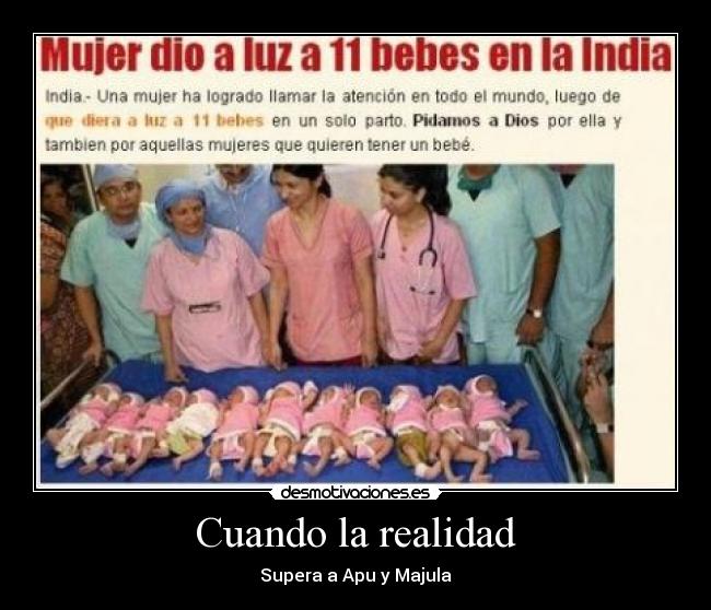 Cuando la realidad - Supera a Apu y Majula