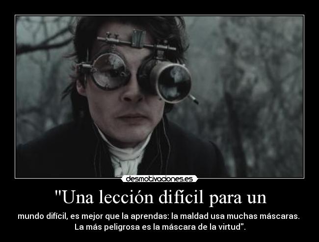 Una lección difícil para un -