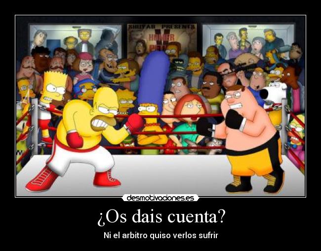 ¿Os dais cuenta? - Ni el arbitro quiso verlos sufrir