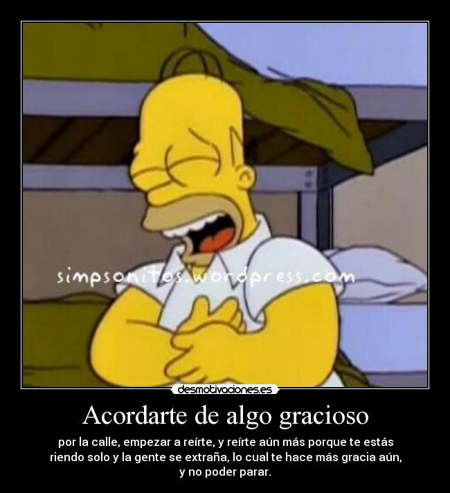 Acordarte de algo gracioso - 