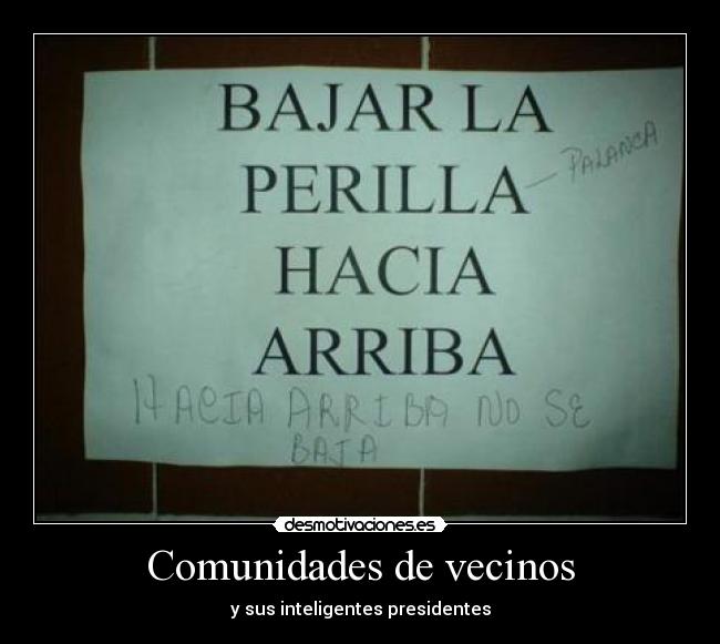 Comunidades de vecinos -