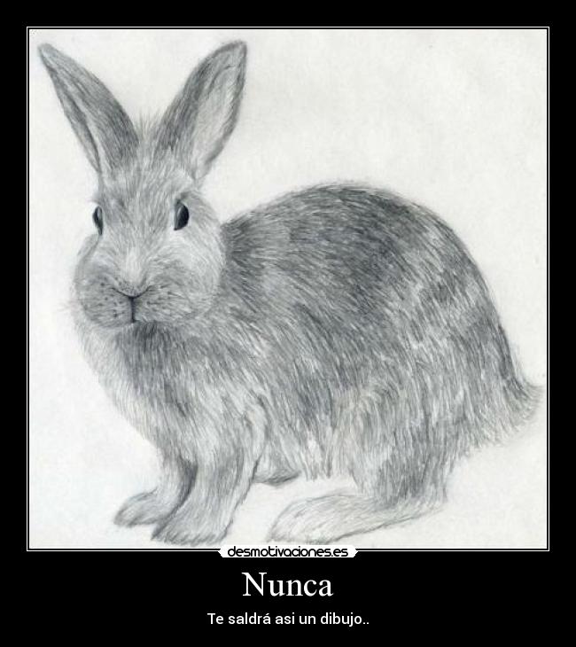 Nunca - Te saldrá asi un dibujo..