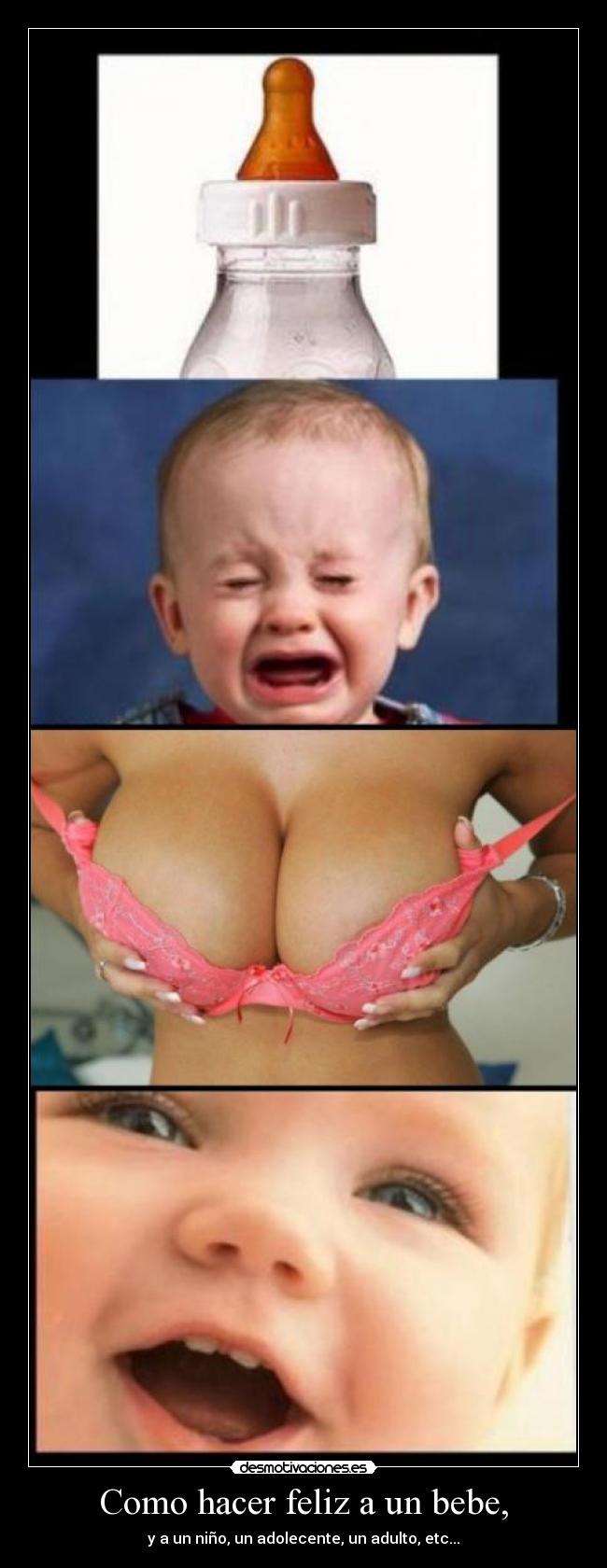 Como hacer feliz a un bebe, -