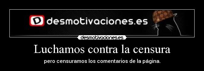 Luchamos contra la censura -