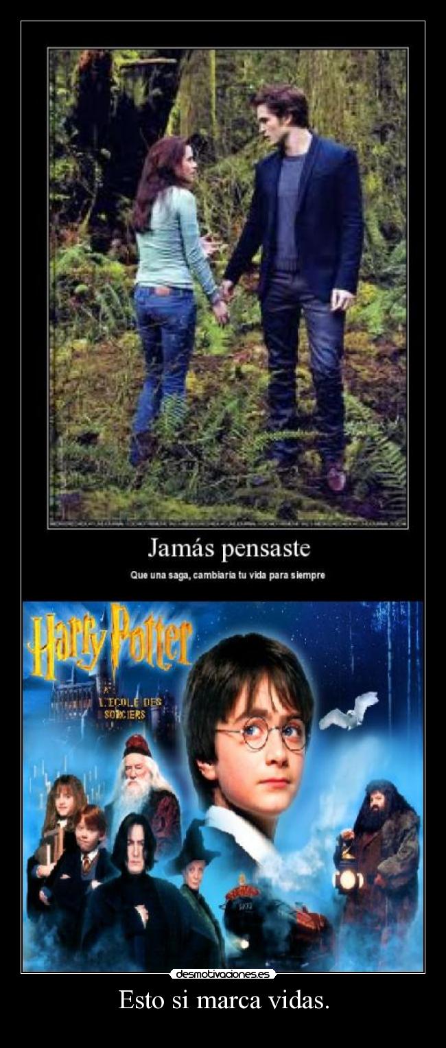 Esto si marca vidas. -