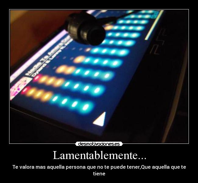 Lamentablemente... - 