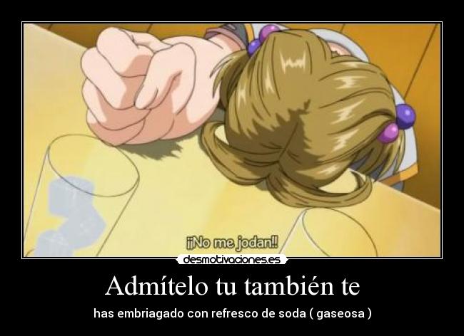 carteles admitelo tambien has embriagado con soda desmotivaciones