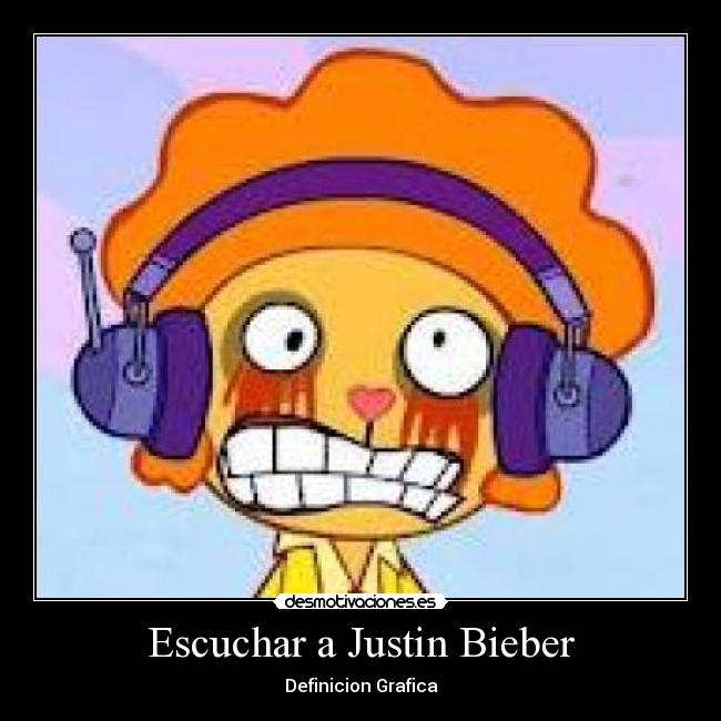 Escuchar a Justin Bieber -