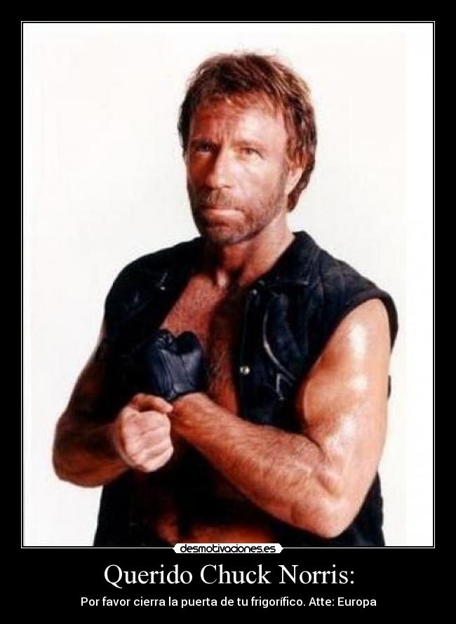 carteles chuck norris desmotivaciones