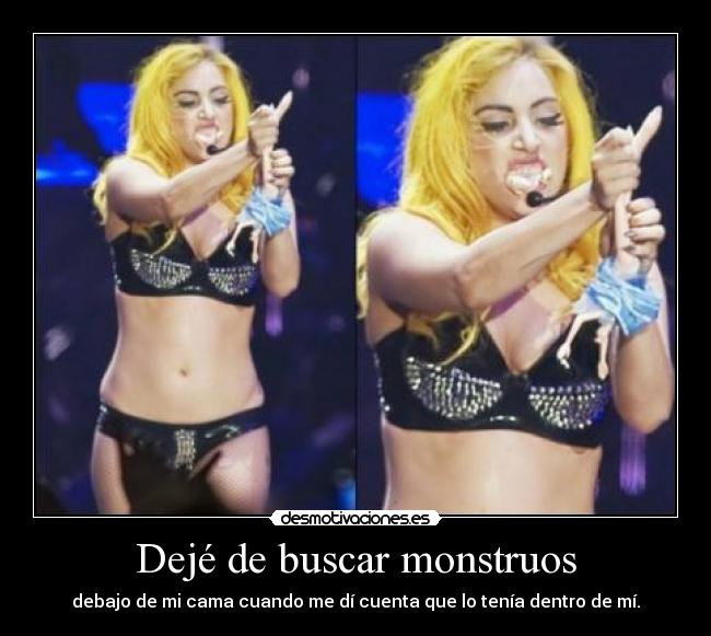 carteles lady gaga little monster desmotivaciones