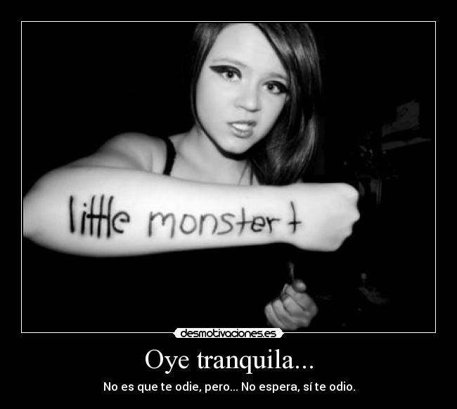 carteles little monster desmotivaciones