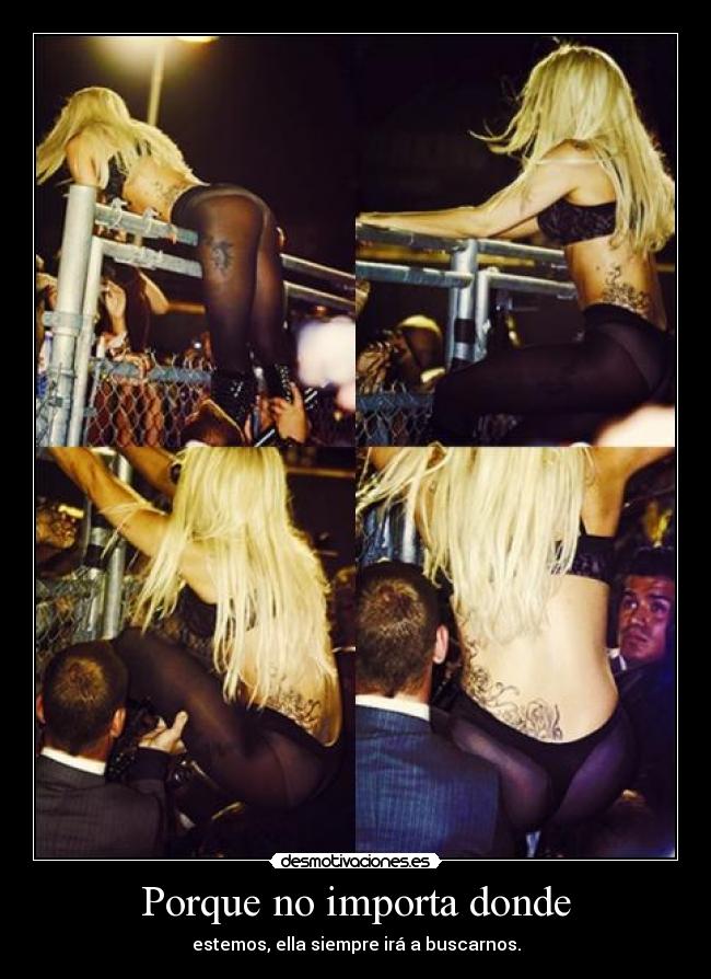 Porque no importa donde -