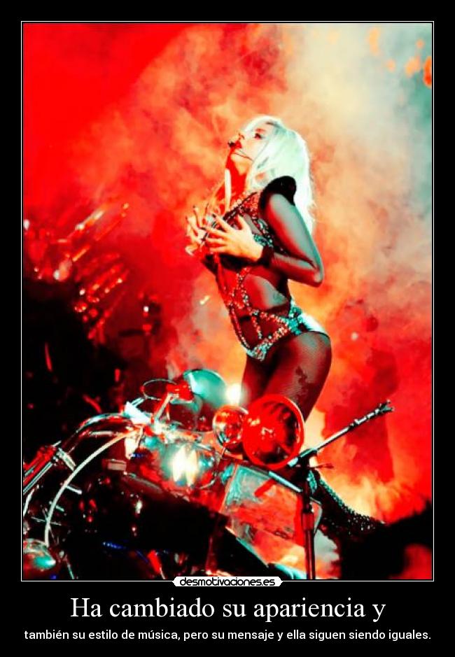 Ha cambiado su apariencia y -
