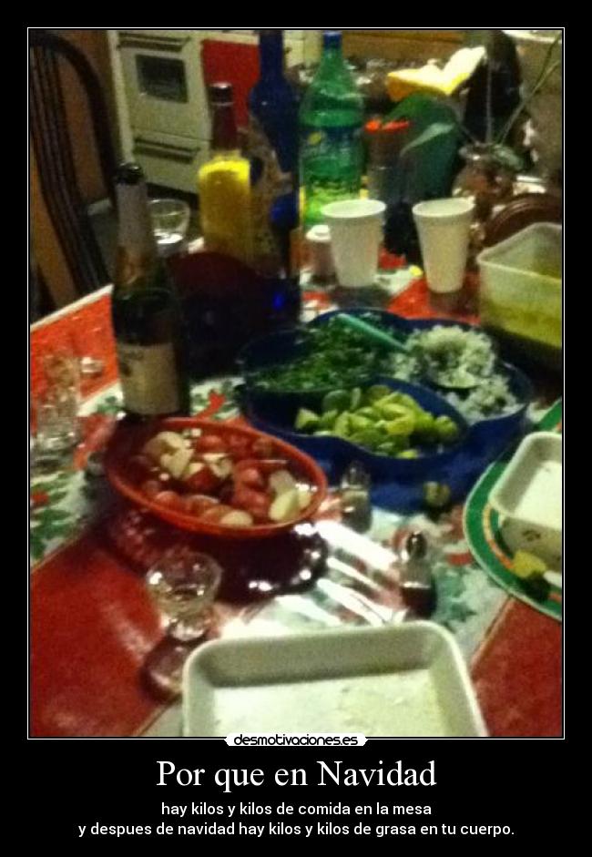 carteles navidad comida gordos navidad desmotivaciones