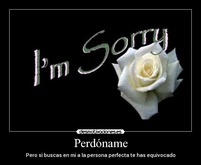 Perdóname -