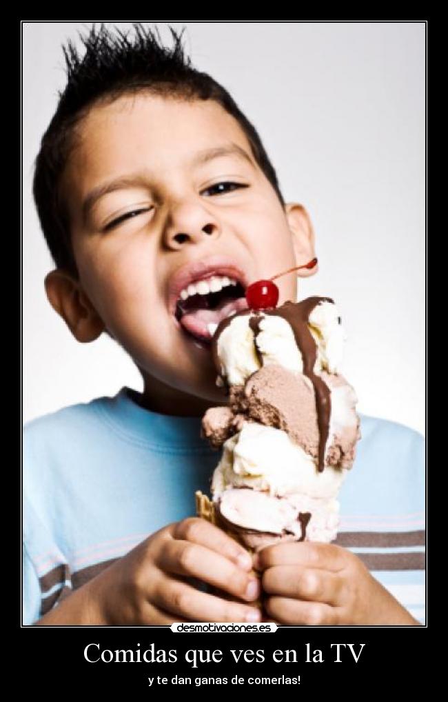 Comidas que ves en la TV -