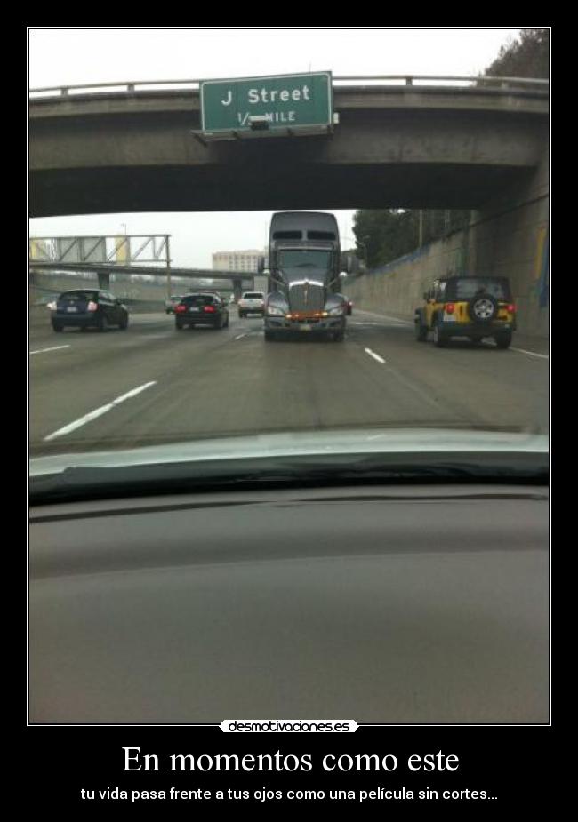 En momentos como este -