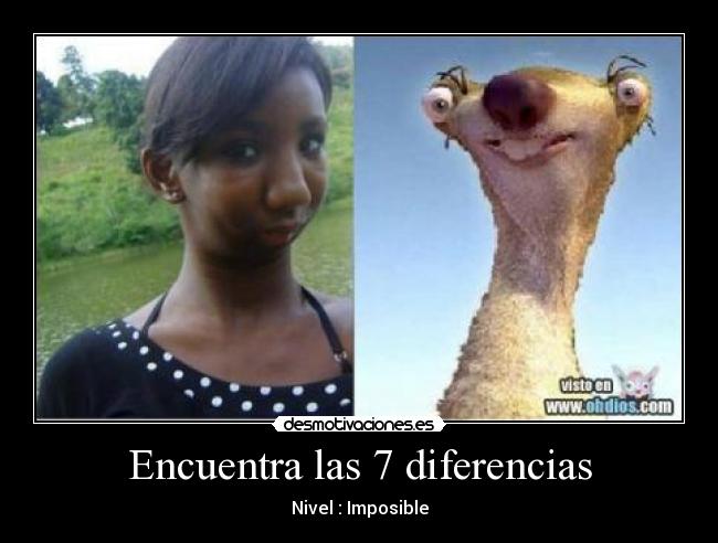 Encuentra las 7 diferencias -