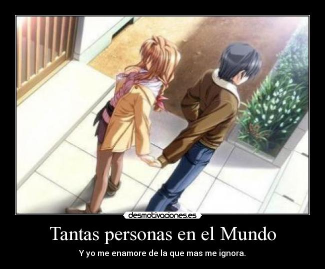 Tantas personas en el Mundo - 