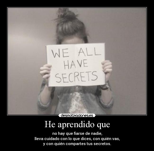 carteles aprendido que desmotivaciones