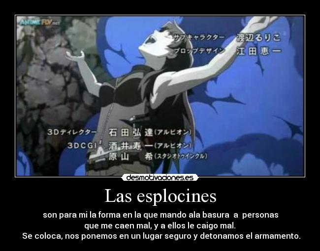 carteles uryu minene las esplociones desmotivaciones