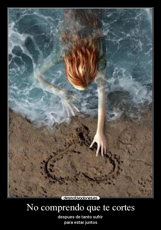 No comprendo que te cortes - 