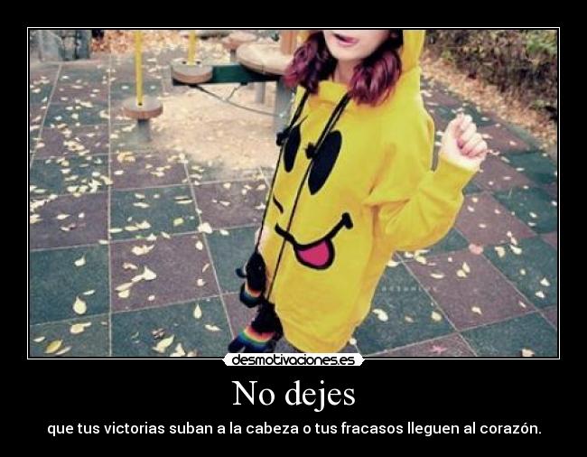 No dejes - 