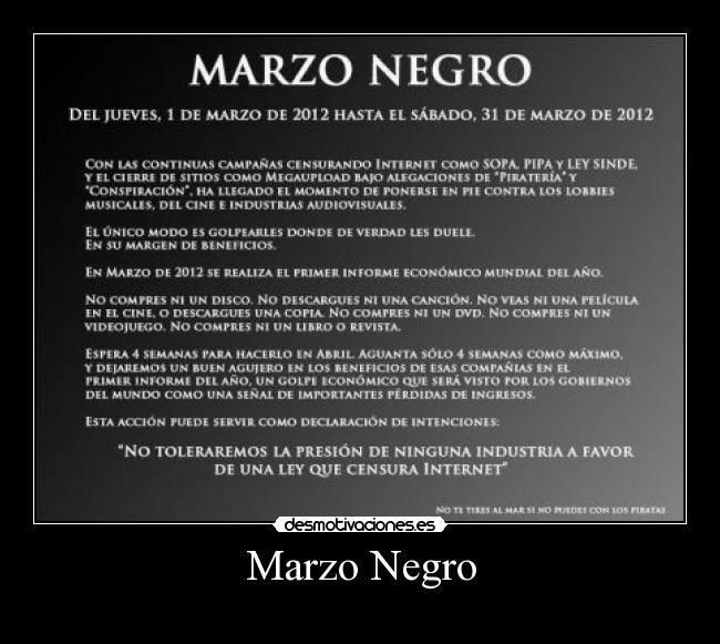 Marzo Negro -