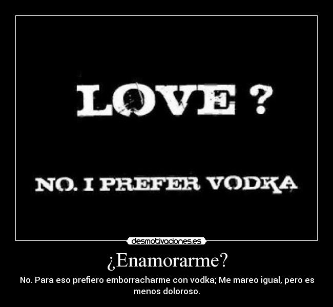 ¿Enamorarme? - 