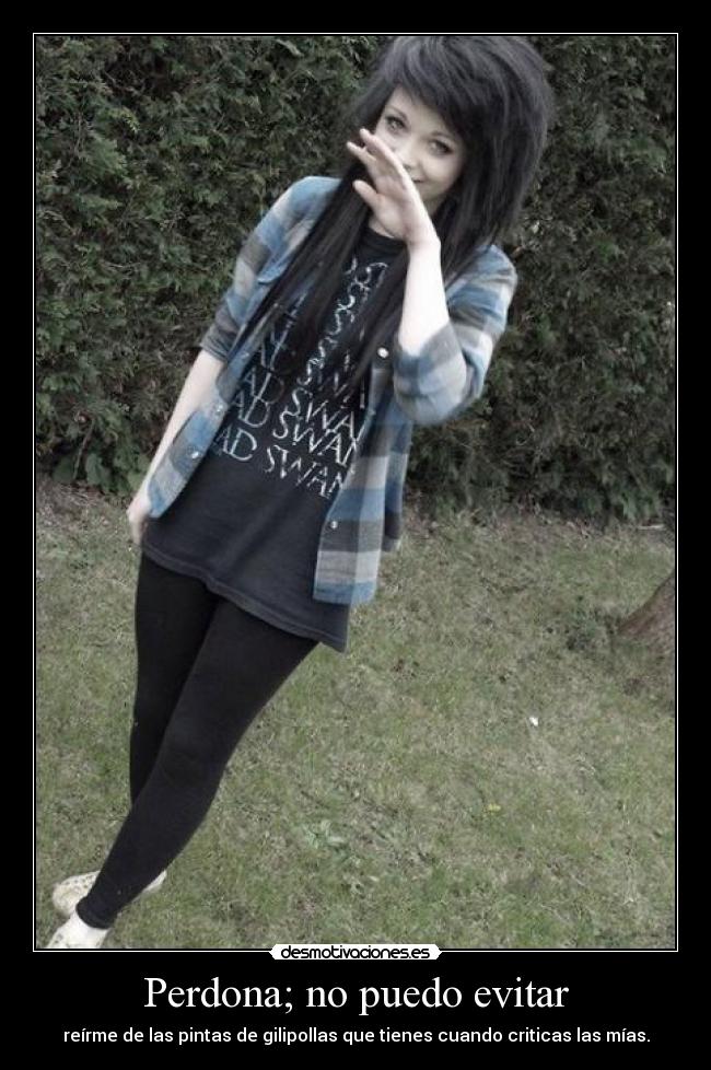 Perdona; no puedo evitar - 