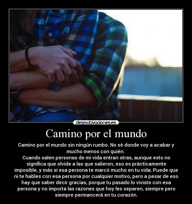 Camino por el mundo -