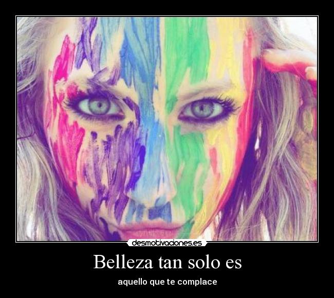 Belleza tan solo es - 